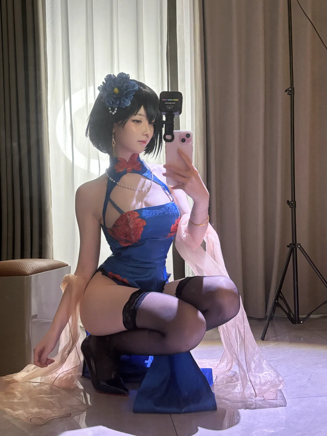 一小央泽 - 碧蓝航线 建武 旗袍 [87P,7V-1.85GB] tg@simisebaisi 【丝足阁】045.webp